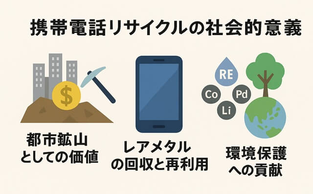 携帯電話リサイクルの社会的意義