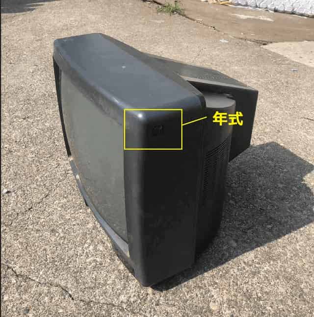 ブラウン管テレビ画像