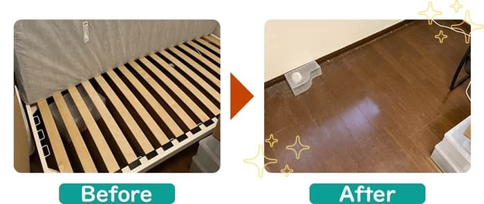 ベッド不用品回収事例1