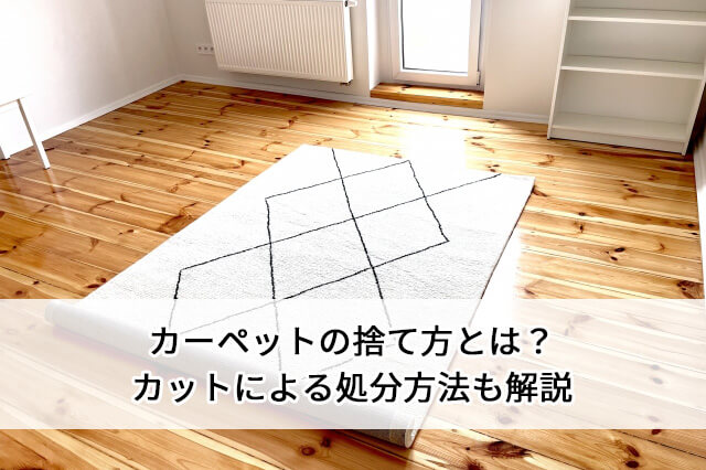 部屋に敷かれたカーペット