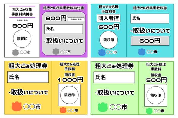 粗大ゴミ処理券イメージ