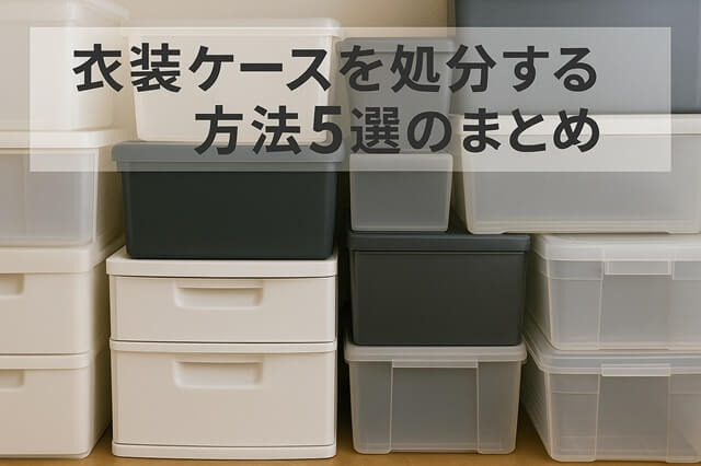 様々な衣装ケース