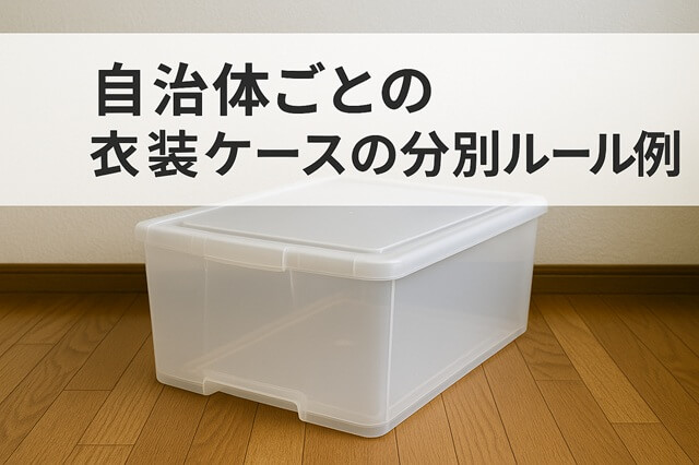 部屋にある衣装ケース