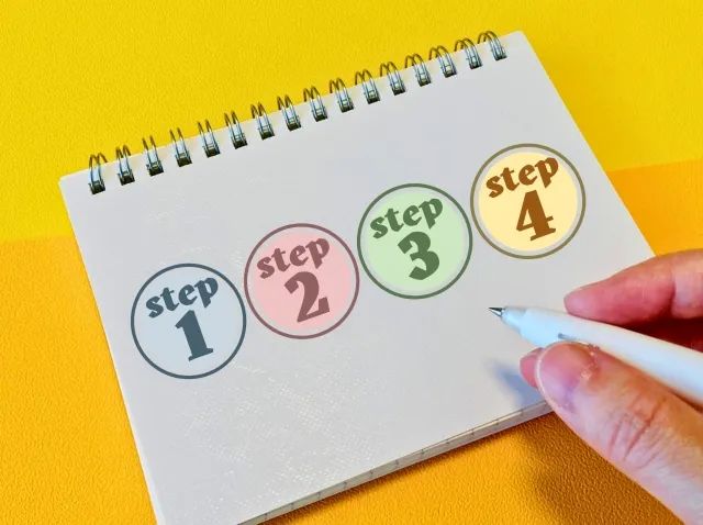 step1.2.3.4　メモにペン