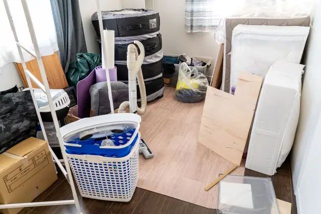 引越し中の部屋