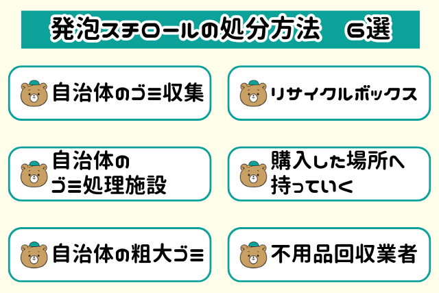 発泡スチロールの処分方法6選