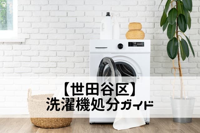 世田谷洗濯機の処分ガイド