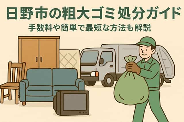 日野市の粗大ゴミ処分ガイド