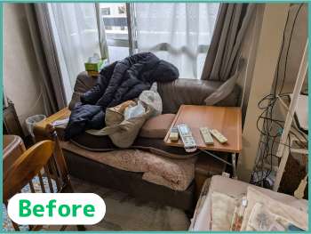 ごみ回収事例ビフォー